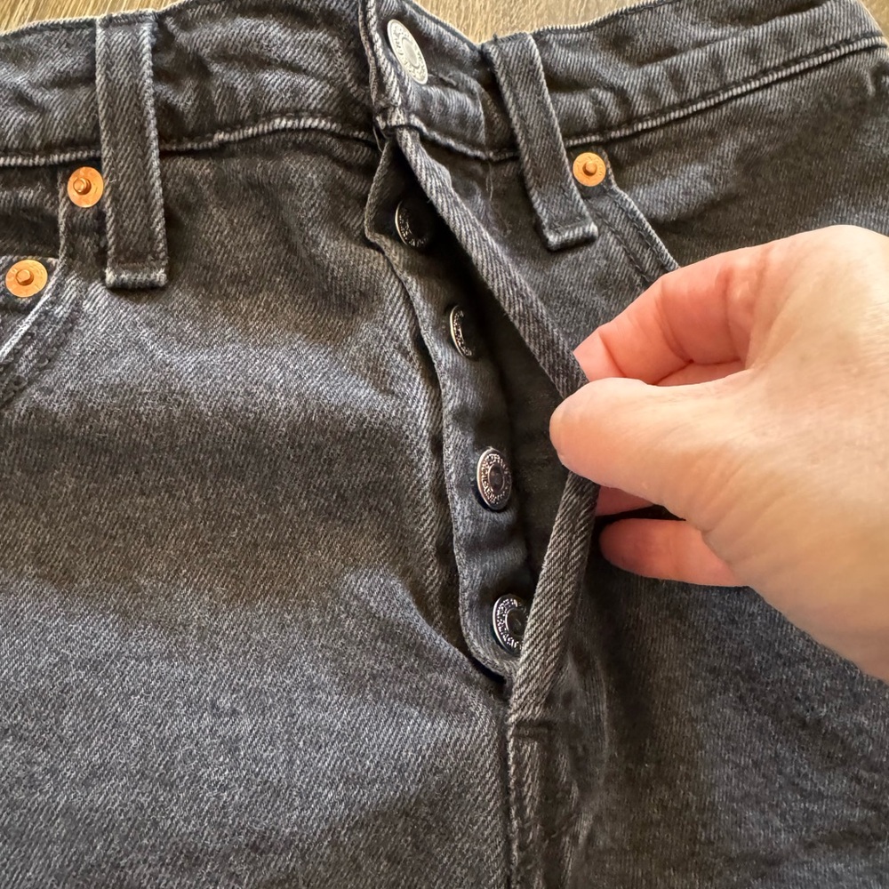 Levi’s premium Black and Light Blue Denim Shorts 3 pair - Picture 4 of 14